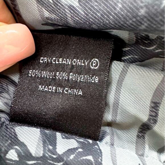 Men’s SNOWGUM Windtec Wool Blend Zip Up Jacket Dark Charcoal Grey L/XL - Picture 6 of 6